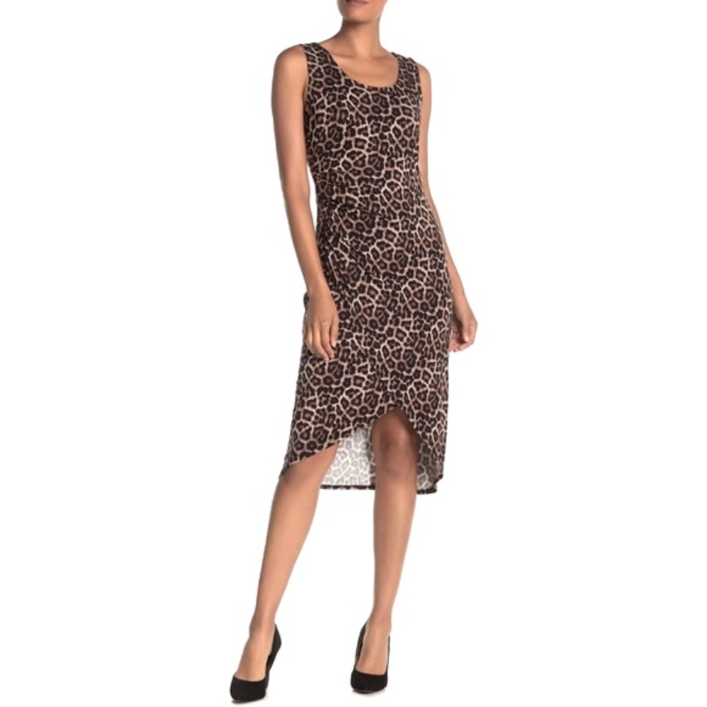 NWT T Tahari Leopard Tank Dress